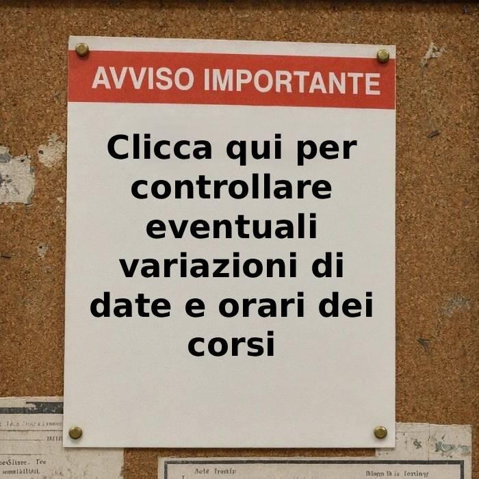  AVVISO IMPORTANTE